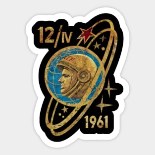 Iv gagarin 12 1961 t-shirt Sticker